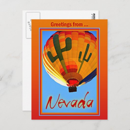 ネバダ州のはがき ポストカード (正面/裏面)