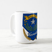 ネバダ州のプライド コーヒーマグカップ (正面左)