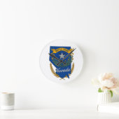 ネバダ州のプライド ラウンド壁時計 (ホーム)