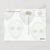 ネバダ州の地図 ポストカード (裏面)