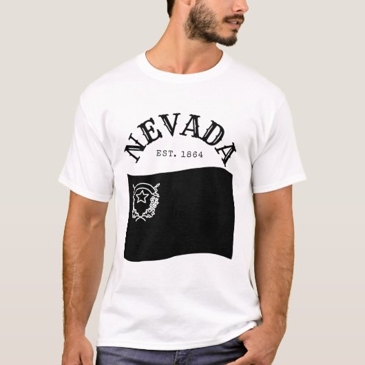ネバダ州の旗 Tシャツ (正面)
