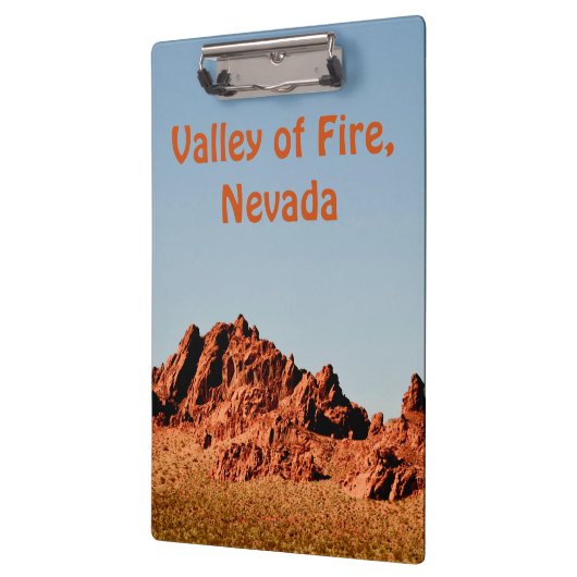 ネバダ州の火災の谷 クリップボード (左)