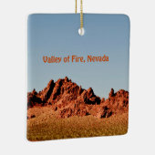 ネバダ州の火災の谷 セラミックオーナメント (右)