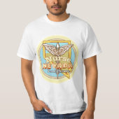 ネバダ州の看護師カドゥケウス Tシャツ (正面)
