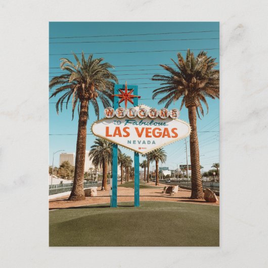 ネバダ州の素敵なラスベガスへようこそ シーズンポストカード (正面)