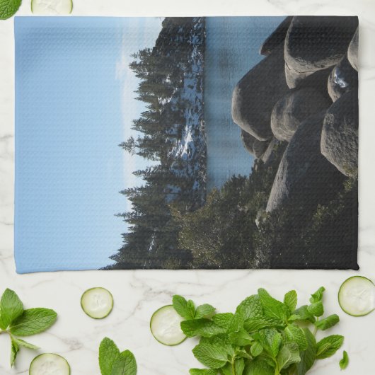 ネバダ州インクライン村ノースショアレイクタホ キッチンタオル (折り畳み)