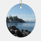 ネバダ州インクライン村ノースショアレイクタホ セラミックオーナメント (左)