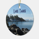 ネバダ州インクライン村ノースショアレイクタホ セラミックオーナメント (左)