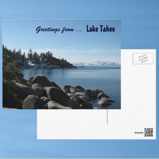 ネバダ州インクライン村ノースショアレイクタホ ポストカード