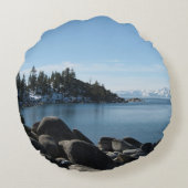 ネバダ州インクライン村ノースショアレイクタホ ラウンドクッション (裏面)