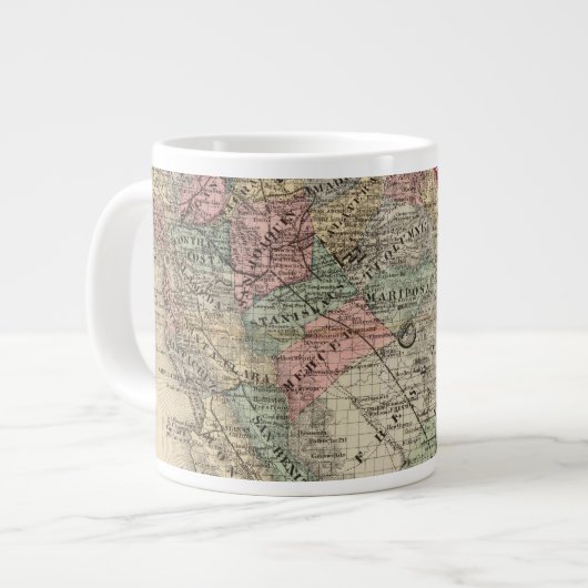 ネバダ州カリフォルニア ジャンボコーヒーマグカップ (正面左)