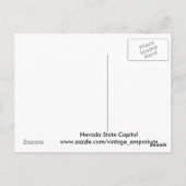 ネバダ州キャピトルポストカード ポストカード (裏面)