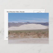 ネバダ州サンドマウンテンファロン ポストカード (正面/裏面)
