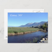 ネバダ州ジェノヴァのはがき ポストカード (正面/裏面)