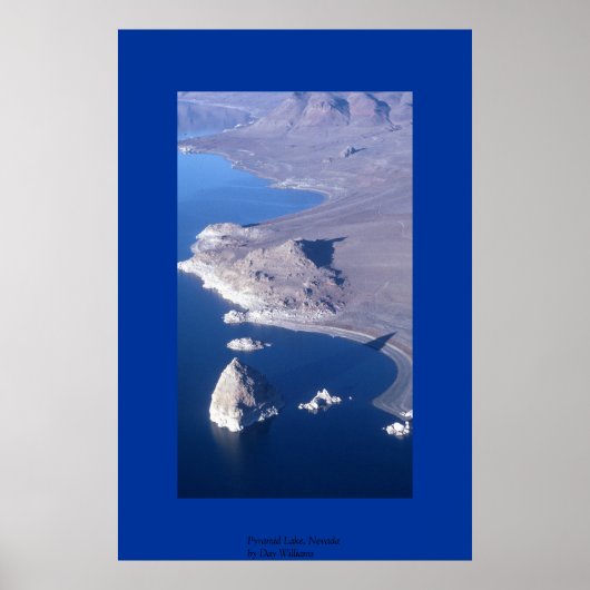 ネバダ州ピラミッド湖 ポスター (正面)