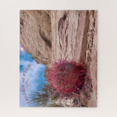 ネバダ州ファイア州パークのバレーサボテン ジグソーパズル (縦)