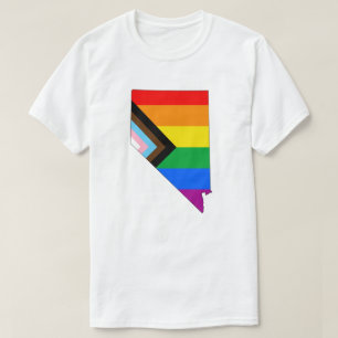 ネバダ州プライド LGBTQ プログレスプライド Tシャツ