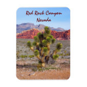ネバダ州ラスベガスの近くの赤いロックキャニオン マグネット (縦)