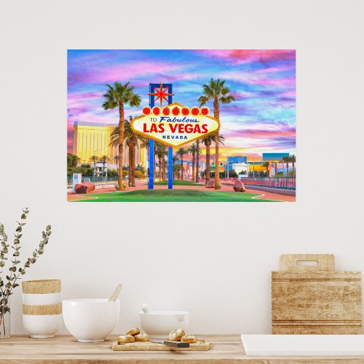 ネバダ州ラスベガスへようこそ ポスター (キッチン)