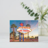 ネバダ州ラスベガスへようこそ ポストカード (スタンド正面)