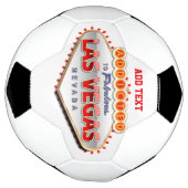 ネバダ州ラスベガス中毒おもしろい徴候 サッカーボール (回転)