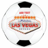 ネバダ州ラスベガス中毒おもしろい徴候 サッカーボール (正面)