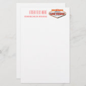 ネバダ州ラスベガス中毒おもしろい徴候 便箋 (正面/裏面)