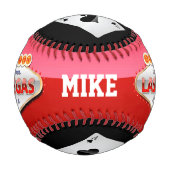 ネバダ州ラスベガス中毒おもしろい徴候 野球ボール (正面)