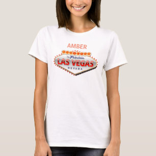 ネバダ州ラスベガス中毒おもしろい徴候 Tシャツ
