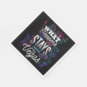 ネバダ州ラスベガス、カジノ、ウェディング、誕生日、アメリカ スタンダードランチョンナプキン (角)