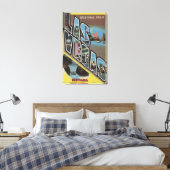 ネバダ州ラスベガス – ラージレターシーン キャンバスプリント (インサイチュ (寝室))