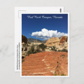 ネバダ州レッドロックキャニオン ポストカード (正面/裏面)