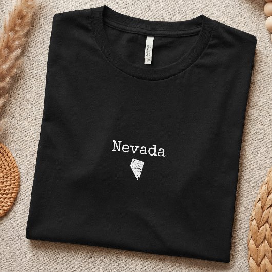 ネバダ州レトロ観光シンプル Tシャツ