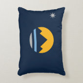 ネバダ州レノの新国旗 アクセントクッション (正面(垂直))