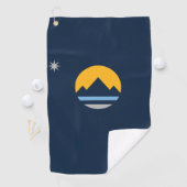 ネバダ州レノの新国旗 ゴルフタオル (インサイチュ)