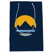 ネバダ州レノの新国旗 ミディアムペーパーバッグ (正面)