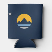 ネバダ州レノの新国旗 缶クーラー (正面)