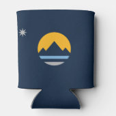 ネバダ州レノの新国旗 缶クーラー (裏面)