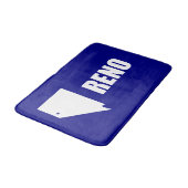 ネバダ州レノ州旗 バスマット (アングル)