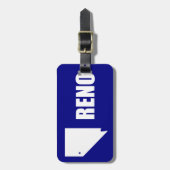 ネバダ州レノ州旗 ラゲッジタグ (正面縦)