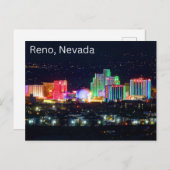 ネバダ州レノ葉書お土産トラベルシティ ポストカード (正面/裏面)
