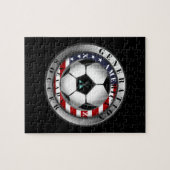 ネバダ州世代Xアメリカンサッカー ジグソーパズル (横)
