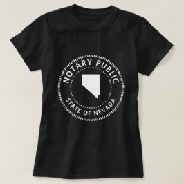 ネバダ州公証人 ブラック Tシャツ