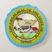 ネバダ州印 ラウンドクッション (裏面)