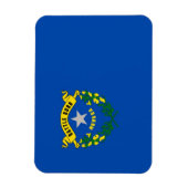 ネバダ州旗を持つ愛国的な柔軟な磁石 マグネット (縦)