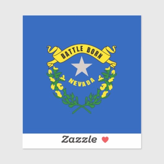 ネバダ州旗デザイン シール (シート)