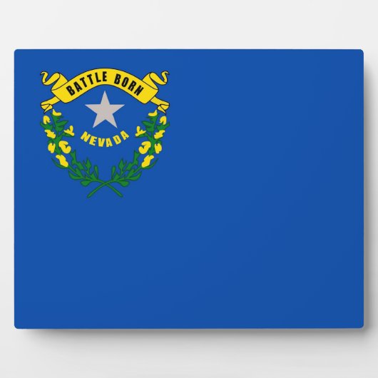 ネバダ州旗プラーク フォトプラーク (正面)