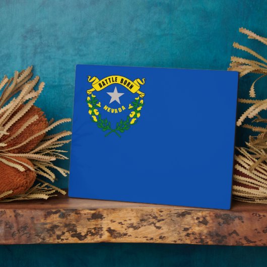 ネバダ州旗プラーク フォトプラーク (側面)