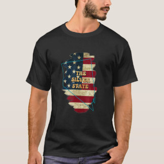 ネバダ州旗モットー Tシャツ