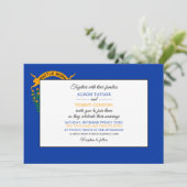 ネバダ州旗結婚旗 招待状 (スタンド正面)